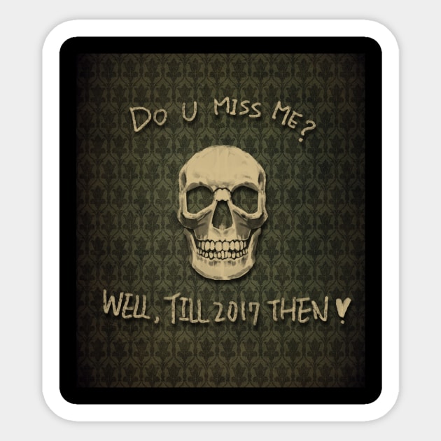 Do U Miss Me? Sticker by ArashiC